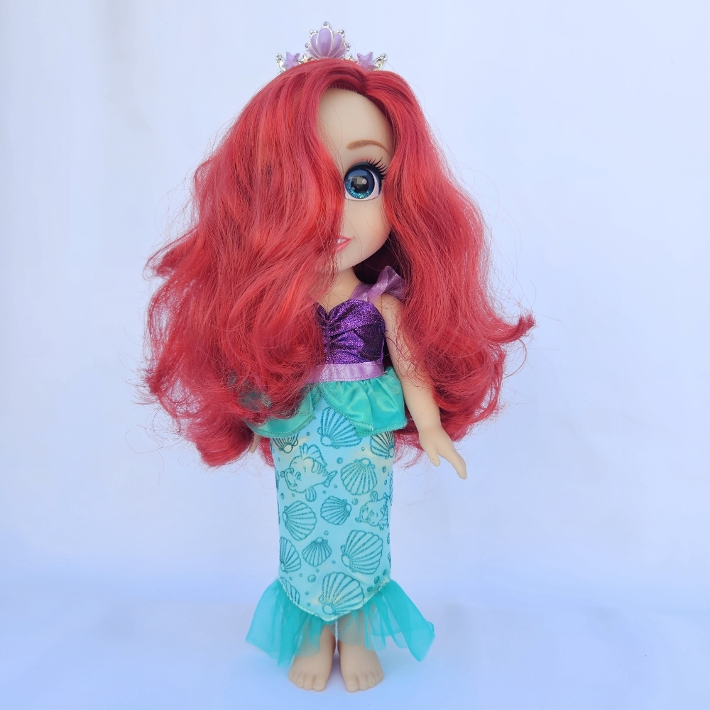 Jakks Pacific Disney Princess Toddler Doll Ariel Little Mermaid 14-Inch Doll